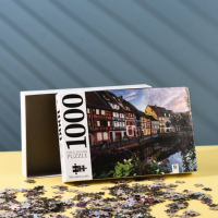Fournisseur Chinois Puzzle En Carton Personnalisé Pour Enfants De 1000 Pièces, Jeu De Puzzle En Carton Pour Adultes