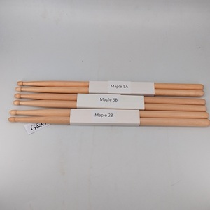 2024 logotipo personalizado a granel roble Arce Hickory soporte <span class=keywords><strong>de</strong></span> baquetas <span class=keywords><strong>de</strong></span> madera Musical duradero 2B 5A 5B 7A instrumentos <span class=keywords><strong>de</strong></span> percusión - Product Image 2