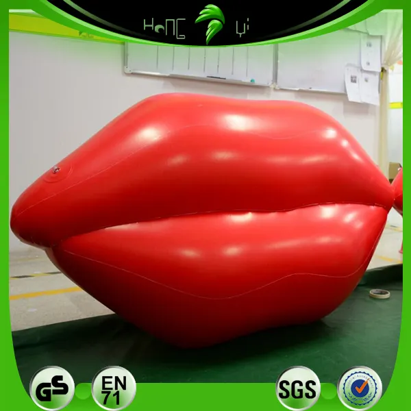 Red Inflatable Lip Shaped Sofa/Mouth Sex Toys