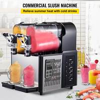 Machine à Granités Vevor Chine 3L X 2, Machine à Daiquiri Commerciale, Double Bol, Boissons Fraîches