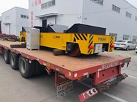 Nouveau chariot de transfert d'atelier en acier robuste, robot de manutention intelligent RGV à batterie, navigation laser, suivi automatique