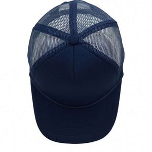 Casquette de baseball personnalisable en gros, en stock, avec broderie, 5 panneaux, snapback, maille, style camionneur, avec corde - Product Image 4