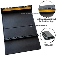 Gummi-Garagenparkmatte Hochbelastbare Radstopper Rutschfeste Schwarze Parkmatte