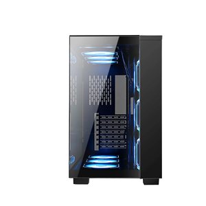 Herder OEM Máy tính để bàn giữa tháp RGB máy tính <span class=keywords><strong>Chassis</strong></span> Gamer máy tính PC trường hợp & tháp E-<span class=keywords><strong>ATX</strong></span> Tempered Glass Bảng điều chỉnh tủ - Product Image 5
