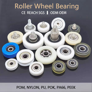 מטבח קטן ארון פלסטיק גלגל גלגל BS62522-7 5 x22 מ "מ שער הזזה גלגל - Product Image 3