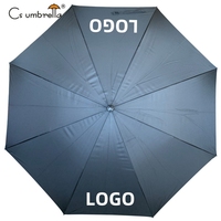 YS-7065 Parapluie de golf coupe-vent de haute qualité, ouverture manuelle, cadeau d'affaires, impression de logo personnalisé, parapluie surdimensionné pour adultes