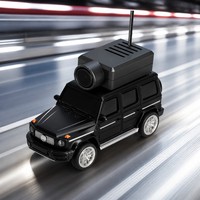 Voiture RC à l'échelle 1:64 rapide avec caméra WiFi HD 720P FPV, télécommande 2.4G, contrôle par application, régulateur de vitesse 3 vitesses, lumières LED, étui de rangement, cadeau pour enfants