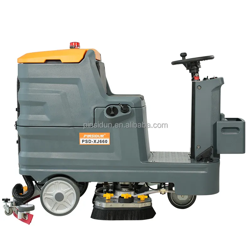 Nouveau produit Explosion Machine de nettoyage de sol silencieuse Ride On Industrial Road Floor Sweeper Machine