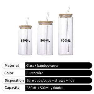 Gobelet en verre personnalisé pour jus, bubble tea, fruits, légumes, lait, coca, eau pétillante – Idéal pour les fêtes - Product Image 4