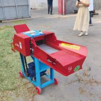 Broyeur de fourrage électrique 220V 3000kg/h pour ensilage, aliments pour animaux (bovins, chèvres, moutons, volailles) – pour fourrage humide ou sec