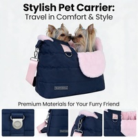 Sac de transport pour animaux de compagnie portable et imperméable de qualité supérieure, sac de sortie multifonctionnel pour animaux de compagnie, sac de voyage respirant et confortable pour petits chiens