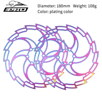 Disques de frein de vélo de montagne ultralégers colorés à six goujons, rotors de frein de vélo, pièces de vélo