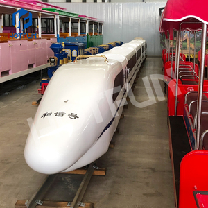 <span class=keywords><strong>Tren</strong></span> Eléctrico para 15 <span class=keywords><strong>Pasajeros</strong></span> con Vagones Vibrantes para Parques Temáticos, Centros Comerciales, Uso Comercial de Entretenimiento <span class=keywords><strong>al</strong></span> Aire Libre - Product Image 3