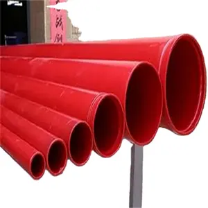 ASTM ERW Gr.B Red Painted Fire Fighting Threaded And Grooved Ends Steel Pipe ERW carbon steel pipes