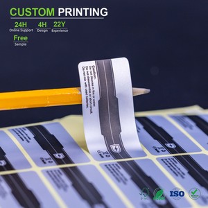 Etiqueta Adhesiva de PVC Negra Personalizada en Rollos, Etiqueta Impermeable Autoadhesiva, Pegatinas Resistentes para Uso Cosmético e Industrial - Product Image 1
