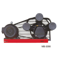 Compresseur d'air monophasé à entraînement par courroie, haute qualité, portable, avec moteur à piston, nouveau réservoir de 500 L, haut débit