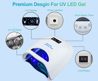 Nouvelle lampe à ongles UV LED sans fil rechargeable pour usage professionnel en salon avec lampe à ongles professionnelle