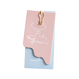 Marca personalizada de lujo Logotipo en relieve Etiqueta de ropa Etiqueta de papel de regalo de joyería para bolsos - Product Image 5