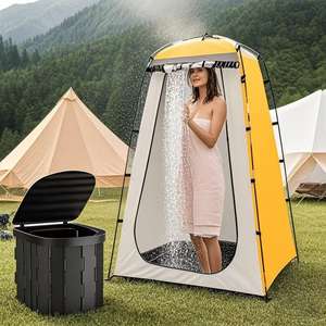 Tente de douche extérieure étanche <span class=keywords><strong>pour</strong></span> la vie privée Vestiaire portable <span class=keywords><strong>Camping</strong></span> Randonnée Plage <span class=keywords><strong>Toilette</strong></span> Douche Salle de bain - Product Image 2