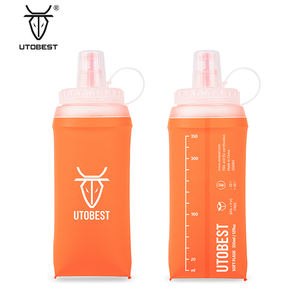 UTOBEST Bouteille d'<span class=keywords><strong>eau</strong></span> pliable en TPU souple pour le sport, course à pied, personnalisable, 150 ml, 250 ml, 350 ml, 500 ml - Product Image 3