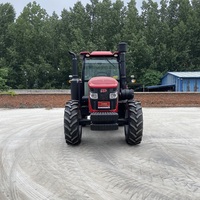 Nouveau modèle YTO LMA2004-C, tracteur agricole à roues 4x4 de 200 CV avec Power Shuttle et cabine climatisée de luxe pour le labour