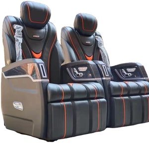 Siège de voiture orange personnalisé de bonne qualité avec déverrouillage électronique - Product Image 1
