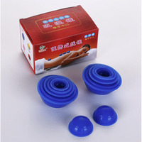 Ensemble de ventouses en silicone 12 pièces Boîtes Gua Sha Ventouses en silicone Thérapie anti-cellulite Massage Ventouses en silicone sous vide