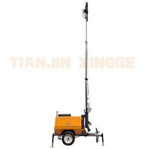 Tháp ánh sáng di động với đèn Halogen kim loại để khai thác vàng - Product Image 3