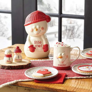 Dipartimento 56 nowpimions mi morde barattolo di biscotti con contenitore scolpito da 10 pollici multicolore - Product Image 1