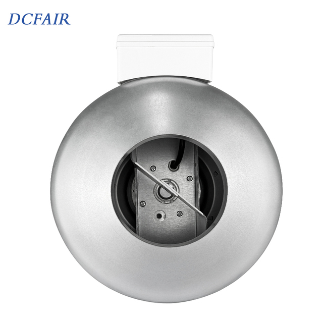 Green House Customizable OEM 120V Inline Duct Fan 5'' Metal Blade Centrifugal AC Motor 1-Year Warranty Silent Operation