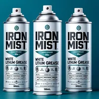 Graisse au lithium blanche en spray, lubrifiant en spray