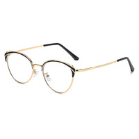 Montures de lunettes anti-lumière bleue tendance et élégantes, montures complètes, lunettes de lecture unisexes, forme de visage diamant