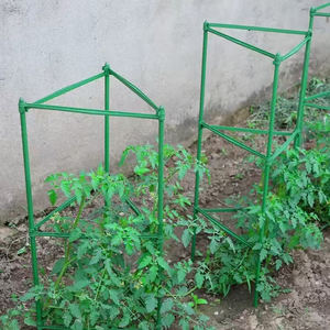 Soporte de jardín de metal verde <span class=keywords><strong>redondo</strong></span> moderno con tubo de acero revestido, planta de flor duradera, vid, rosa, pepino, pérgola trepadora, <span class=keywords><strong>Poste</strong></span> de soporte - Product Image 4
