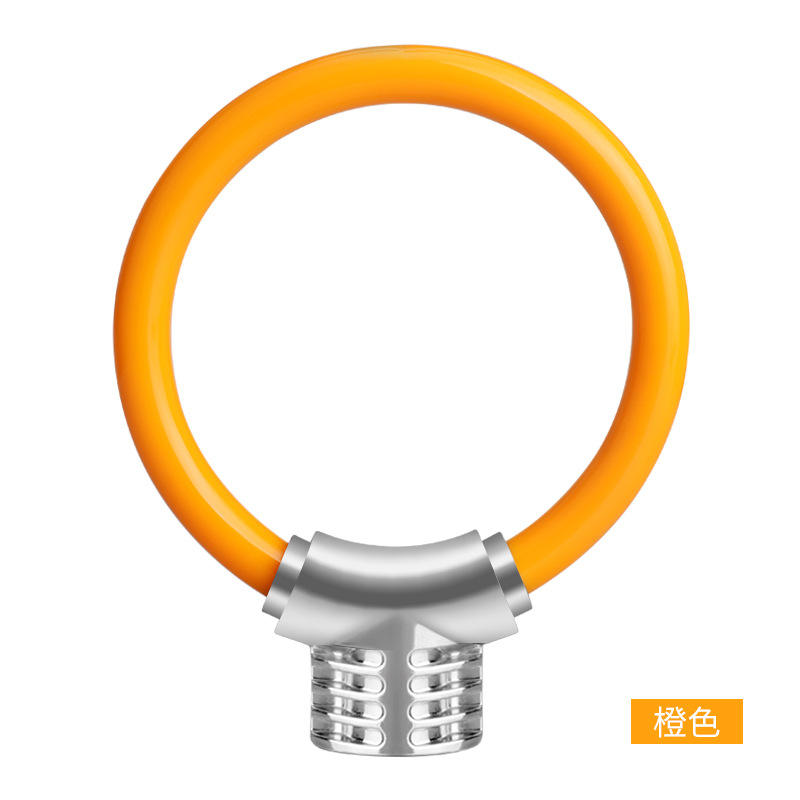 8238 White padlock with orange padlock