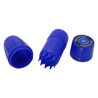 Broyeur d'herbes en plastique avec grande couche de stockage Broyeur de tabac spacieux Économiseur d'accessoires pour fumer Broyeur d'épices de 2 pouces le plus vendu
