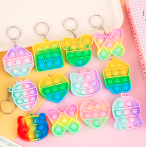 Lớp học số lượng lớn quà tặng với móc khóa Ngày Valentine hình trái tim Pop thần tài đồ chơi cho trẻ em - Product Image 1