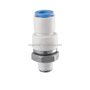 Factory supply SMC type KSH Rapid Swivel Male Straight One Touch Fitting