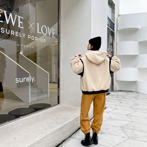 Sudaderas con capucha de lana de diseño Popular para niños, <span class=keywords><strong>sudadera</strong></span> de retales a juego para madre e hija, ropa de moda de invierno - Product Image 5