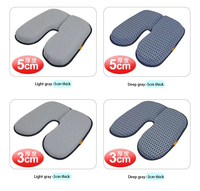 Coussin de chaise de bureau lavable pour soulagement de la sciatique, soutien du coccyx, rafraîchissant, thérapie de massage, portable, anti-escarres