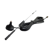Antenne 4G noire 12dBi pour voitures, camions, bateaux, 700-1800-2700MHz, antennes de communication à ventouse