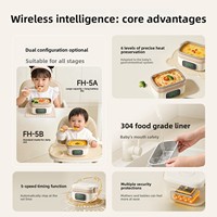 Bol thermique électronique, boîte à lunch électrique, chauffage à température constante pour bébé, acier inoxydable 304, capacité de 0,75 L