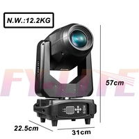 FEIYUEYUE Projecteur de scène RVBW DMX LED 300W à tête mobile BSW Beam Spot Wash pour concerts et événements
