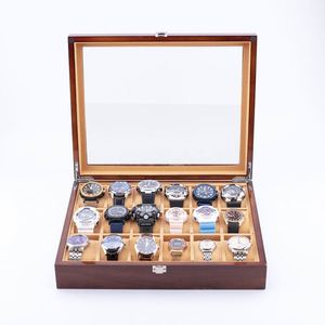 Caja de Madera para Relojes con Ventana Transparente de Lujo, con 3, 6, 8, 12, 18 o 24 Ranuras para Exhibición - Product Image 6