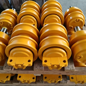 Rouleau inférieur à simple bride pour pièces d'excavatrice Komatsu Caterpillar, rouleau porte-chaîne, prix direct usine OEM/ODM - Product Image 3