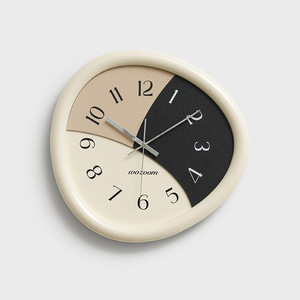 Wozoom Wall <b>Clock</b> Round <b>Battery</b> Powered Modern Minimalist Design For Living Room Home Use - Product Image 5