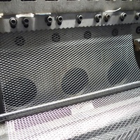 Maille métallique perforée en acier inoxydable recouverte de PVC, anti-corrosion, avec services de découpe et de soudage