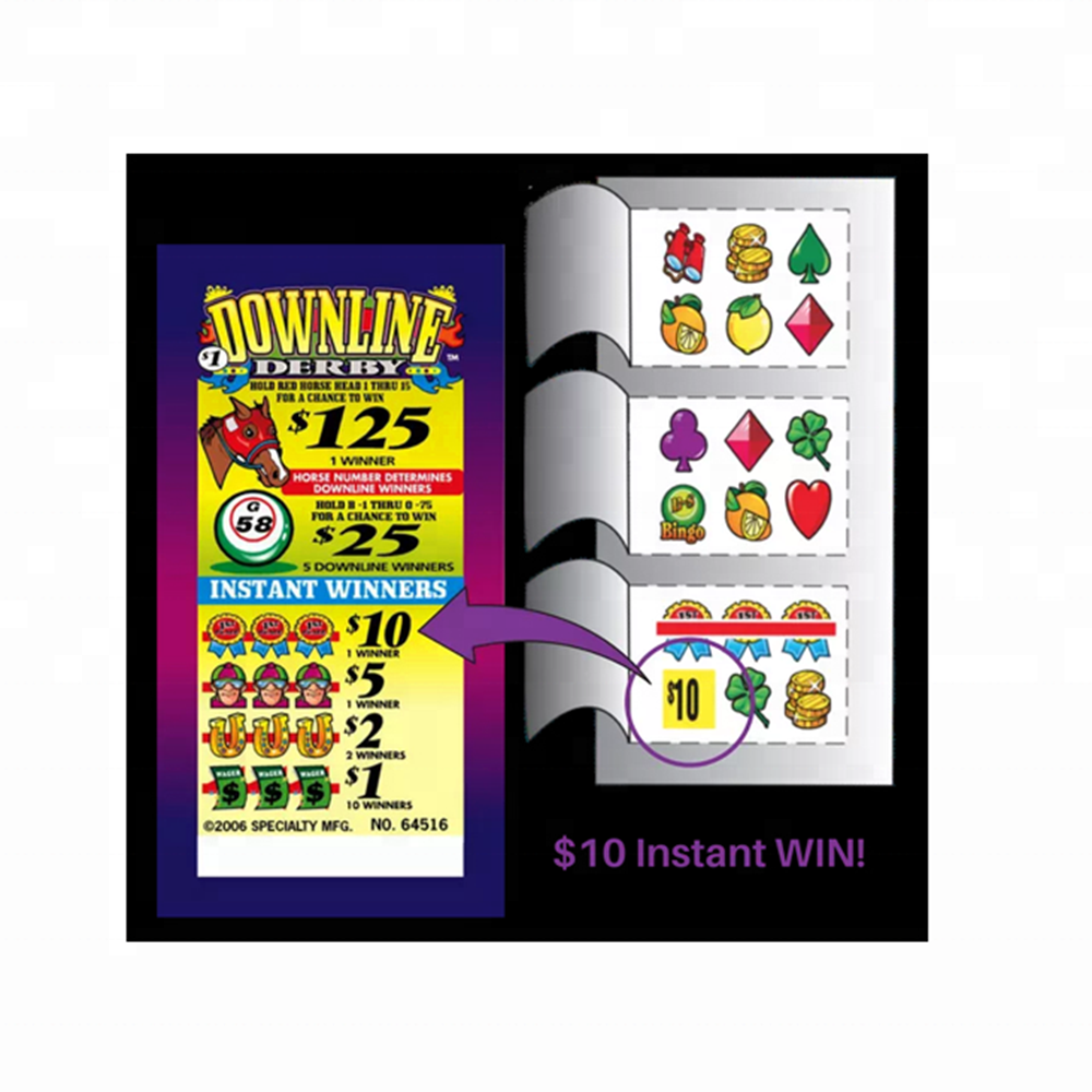 2022 новый красочный пользовательский сервис Pull Tab, печать лотерейных билетов