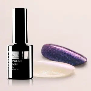 Beautilux Holographic Gel Polish Nail Supplier High Quality Rainbows Holographic Gel Glitter Uv Gel Nail Polish