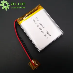 כחול Taiyang 905068 3800mah רפואי ציוד ליתיום סוללה תא lipo 3.7v 3800mah