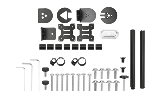 Nhà máy Máy tính để bàn đứng nghiêng <span class=keywords><strong>LCD</strong></span> dọc màn hình kép cánh tay đứng núi Max vesa100 * 100 Max 8KGS văn phòng máy tính khung màn hình - Product Image 6